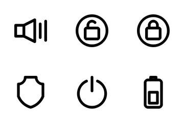 Basic UI Elements Icon Pack