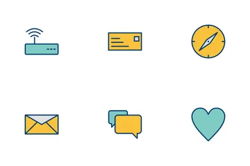 Basic UI Filled Two Color Icon Pack