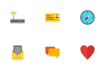 Basic UI Flat Icon Pack