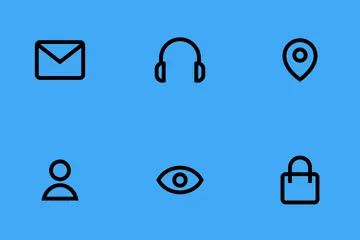 Basic UI Icons Icon Pack