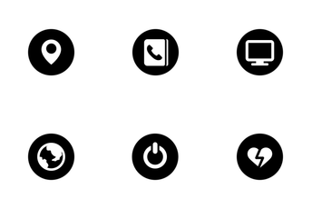 Basic UI Rounded Solid Icon Pack