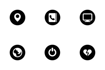 Basic UI Rounded Solid Icon Pack