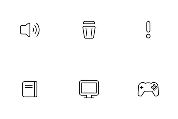 Basic UI Thinline Icon Pack