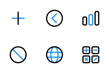 Interface básica Pacote de Ícones