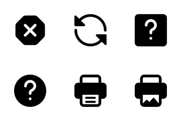 Interface básica Pacote de Ícones