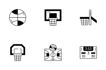 Basket-ball Pack d'Icônes