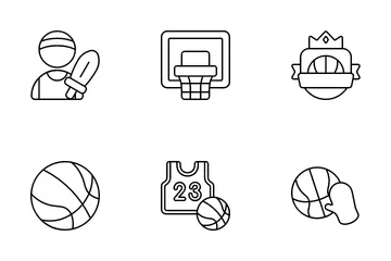 Basket-ball Pack d'Icônes