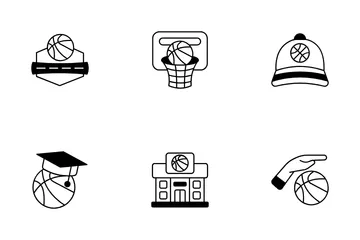 Basket Ball And Baseball Icon Pack