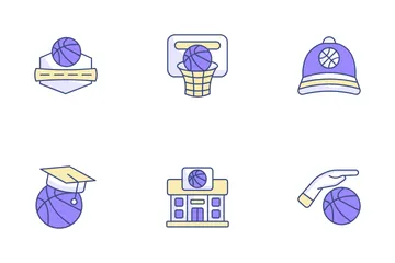 Basket Ball And Baseball Icon Pack