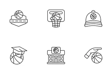 Basket Ball And Baseball Icon Pack