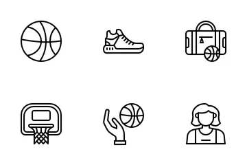 Basket Ball Icon Pack