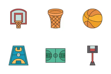 Basketball Element Icon Pack