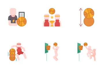 Basketball Element Icon Pack