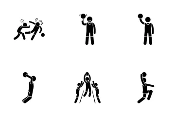 Basketball Player Icon Pack