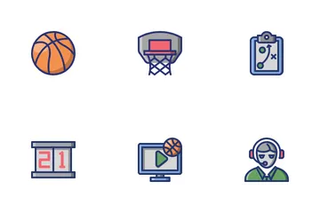 Basketball Set Icon Pack