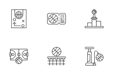 Basquetebol Pacote de Ícones