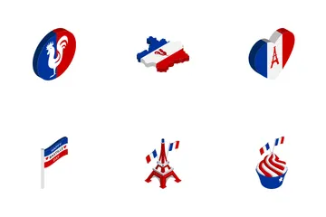 Bastille Day Icon Pack