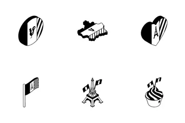 Bastille Day Icon Pack