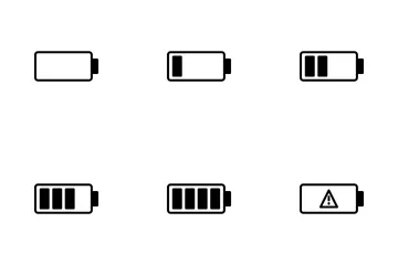 Batería Paquete de Iconos