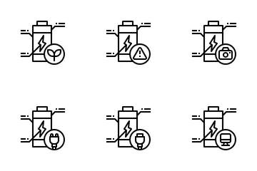 Bateria Pacote de Ícones