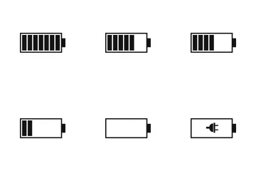 Batería Paquete de Iconos