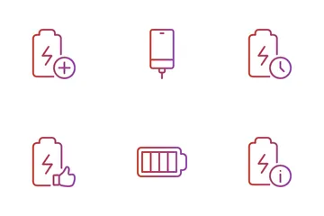 Bateria e energia Pacote de Ícones