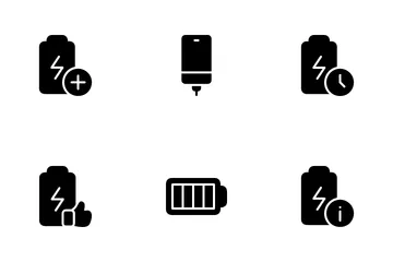 Bateria e energia Pacote de Ícones