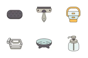 Bathroom Accessories Icon Pack