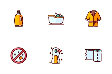 Bathroom Essentials Icon Pack