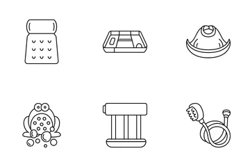 Bathroom Gadgets Icon Pack