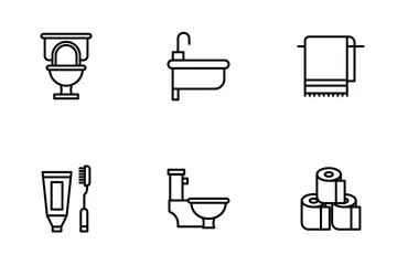 Bathroom Stuff Icon Pack