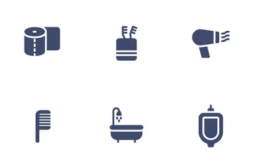 Bathroom & Toiletries Icon Pack