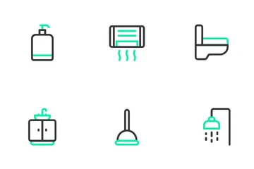 Bathroom & Toiletries Icon Pack