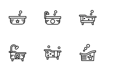 Bathtub Icon Pack