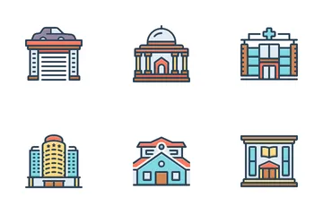 Bâtiment Icon Pack