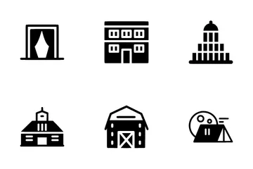 Bâtiments Icon Pack