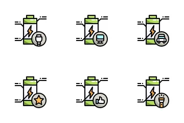 Batterie Pack d'Icônes