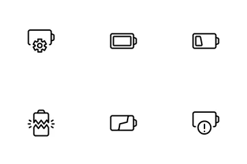 Batterie Icon Pack