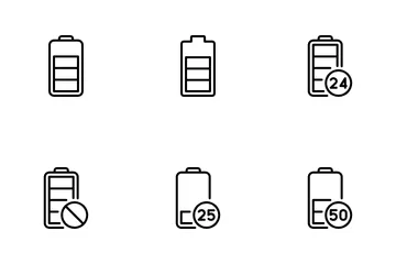 Batterie Icon Pack