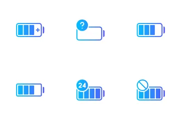 Batterieenergie Symbolpack