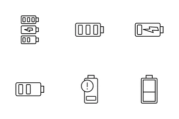 Batterie et alimentation Icon Pack