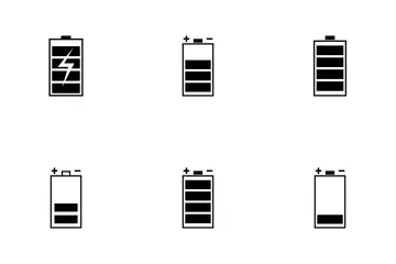 Batterie - Füllen Symbolpack