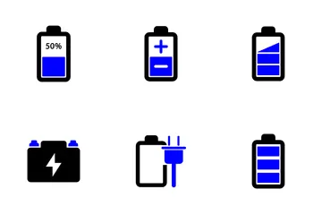 Batterie Pack d'Icônes