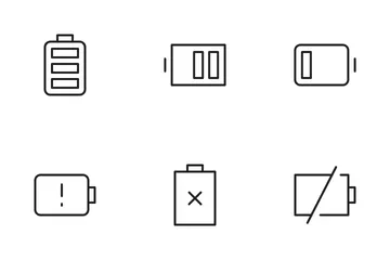 Batterieanzeige Symbolpack