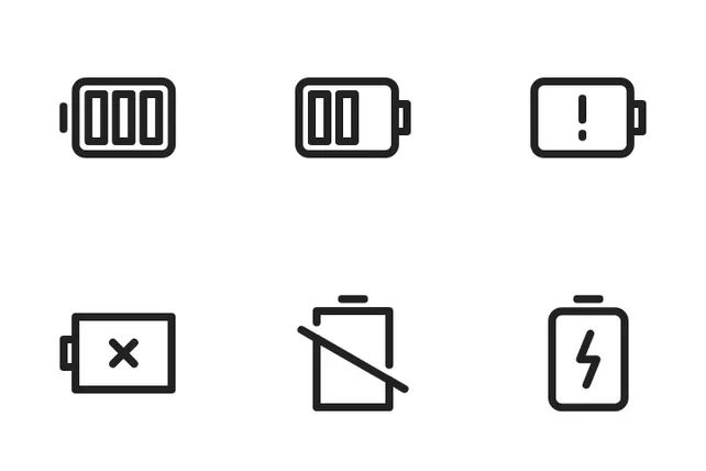 Download Battery Indicator Icon pack Available in SVG, PNG & Icon Fonts