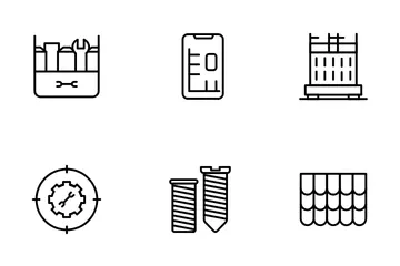 Bau und Architektur Symbolpack