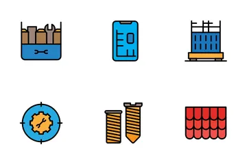 Bau und Architektur Symbolpack