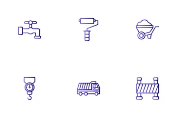 Bauwerkzeuge Symbolpack