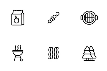 BBQ Equipment Icon Pack