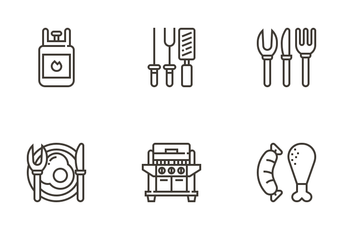 BBQ Party Icon Pack